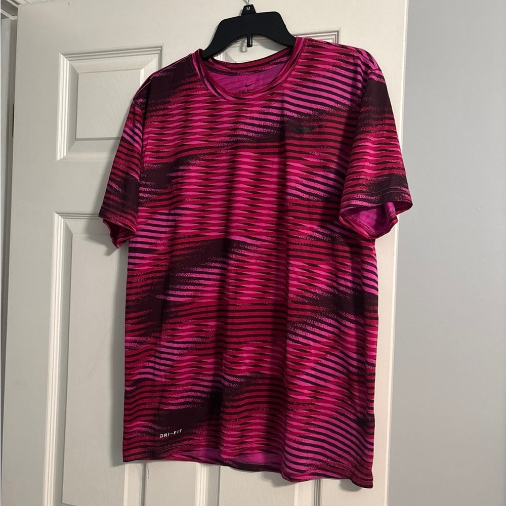 Men's Pink Nike Workout Shirt